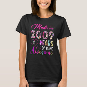 13 jaar Geweldige gemaakt in 2009 vii T-shirt