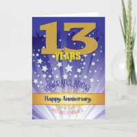 13 Jaar Herstel Jubileum Krachtig Cijfer