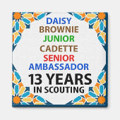 13 jaar in Scouting Magnet (Voorkant)