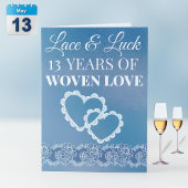 13 jaar liefde kaart