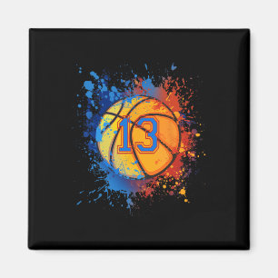 13 jaar oud 13e verjaardag basketbal cadeau voor j magneet