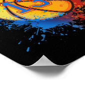 13 jaar oud 13e verjaardag basketbal cadeau voor j poster (Hoek)