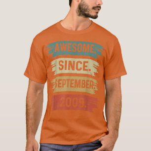 13 jaar oud geld Geweldige sinds september 2009 13 T-shirt
