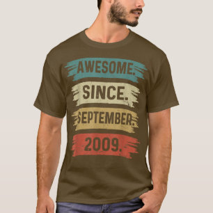 13 jaar oud geld Geweldige sinds september 2009 13 T-shirt