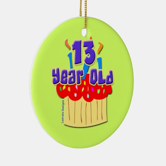 13 jaar oud keramisch ornament (Rechts)