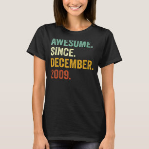 13 jaar oude 13e verjaardag Geweldige sinds decemb T-shirt