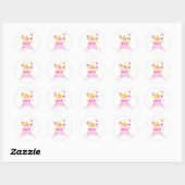 13 jaar oude Birthday Cake Ronde Sticker (Vel)