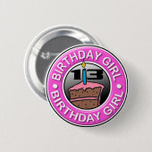 13 jaar oude Button (Voorkant /achterkant)