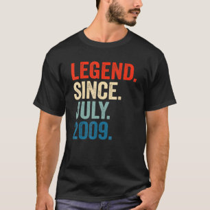 13 jaar oude legenda sinds juli 2009 13e verjaarda t-shirt