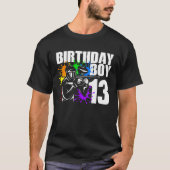 13 jaar oude Paintball Birthday Party Boys 13th Gi T-shirt (Voorkant)