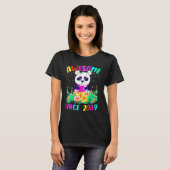 13 Jaar Oude Panda Geweldig Sinds 2009 13e Verjaar T-shirt (Voorkant volledig)
