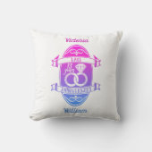 13 jaar traditionele Lace 13th bruiloft Kussen (Voorkant)