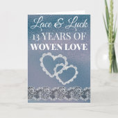 13 Jaar van Verweven Liefde Kaart (Voorkant)