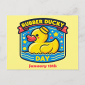 13 jan - Rubber Ducky Day Briefkaart (Voorkant)