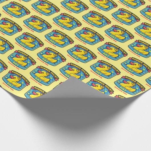 13 jan - Rubber Ducky Day Cadeaupapier (Hoek)