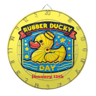 13 jan - Rubber Ducky Day Dartbord