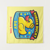 13 jan - Rubber Ducky Day Wandkleed (Voorkant (horizontaal))