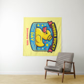 13 jan - Rubber Ducky Day Wandkleed (In Situ (horizontaal))