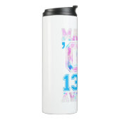 13-jarige cadeautjes voor 13e verjaardag thermosbeker (Gedraaid links)