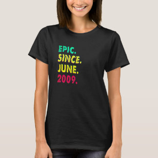 13-jarige Episch sinds juni 2009 13e verjaardag Vi T-shirt