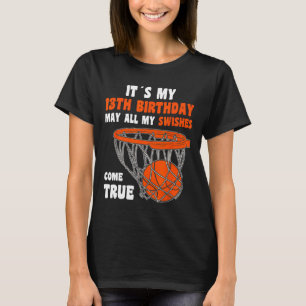 13-jarige gelukkige 13e verjaardag Bysketbyll 13e T-shirt