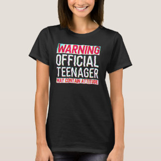 13-jarige jongen Meisjes 13e verjaardag Officiële T-shirt
