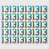 13-jarige ster cadeaupapier (Vlak)