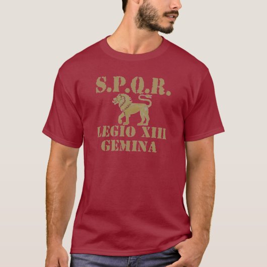 13 Julius Caesar's 13e Gemina Legion T-shirt (Voorkant)