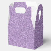 13 Lila Glitter Print Sparkles Gable Bedankdoosjes (Geopend)
