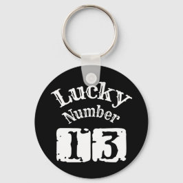 13 - Lucky Number 13 Luck Sleutelhanger