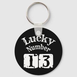 13 - Lucky Number 13 Luck Sleutelhanger