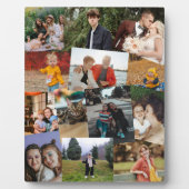 13 lukraak overlappende foto's Collage Sjabloon Fotoplaat (Voorkant)
