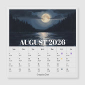 13-Maand Maanfase Dierenriem augustus Kalender (Voorkant)
