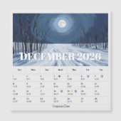 13-Maand Maanfase Dierenriem december Kalender (Voorkant)