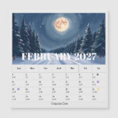 13-Maand Maanfase Dierenriem februari Kalender (Voorkant)