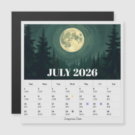 13-Maand Maanfase Dierenriem juli Kalender