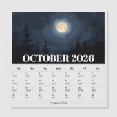 13-Maand Maanfase Dierenriem Oktober Kalender (Voorkant)