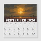 13-Maand Maanfase Dierenriem September Kalender (Voorkant)