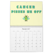 13 MAANDEN KANKERTHEMED CALENDAR KALENDER (Jan 2027)