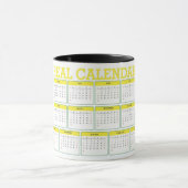 13 maanden vaste kalender mok (Midden)