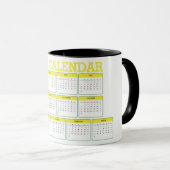 13 maanden vaste kalender mok (Voorkant rechts)