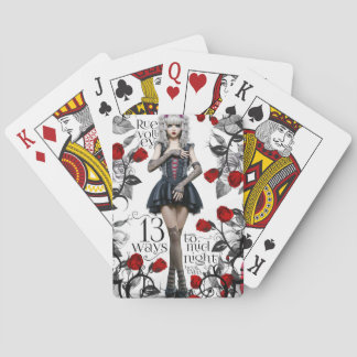 13 Manieren naar Midnight book twee speelkaarten. Pokerkaarten