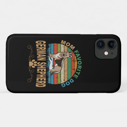 13 Moeder Favoriete Hond Duitse Herder Case-Mate iPhone Case (Achterkant (horizontaal))