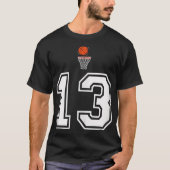 13 Nummer Basketbal Stijl  Witte Tanktop (Voorkant)