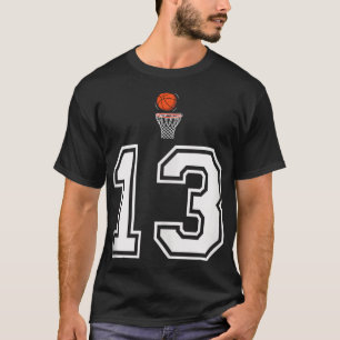 13 Nummer Basketbal Stijl  Witte Tanktop