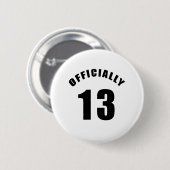 13 Officieel ontwerp Ronde Button 5,7 Cm (Voorkant /achterkant)