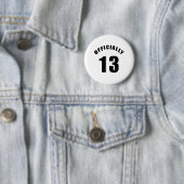 13 Officieel ontwerp Ronde Button 5,7 Cm (In situ)
