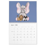 13 olifanten en 1 Giraffe Kalender (Mar 2026)