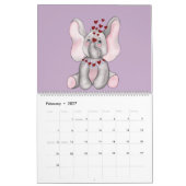 13 olifanten en 1 Giraffe Kalender (Feb 2027)