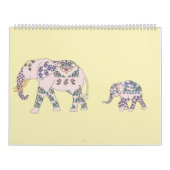 13 olifanten en 1 Giraffe Kalender (Hoes)